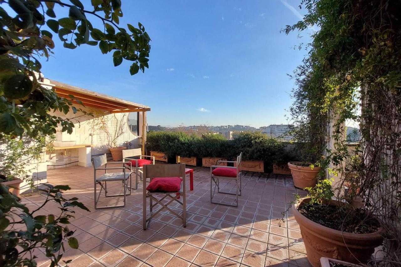 Apartamento Beautiful Loft In Ponte Milvio With Terrace Roma Exterior foto