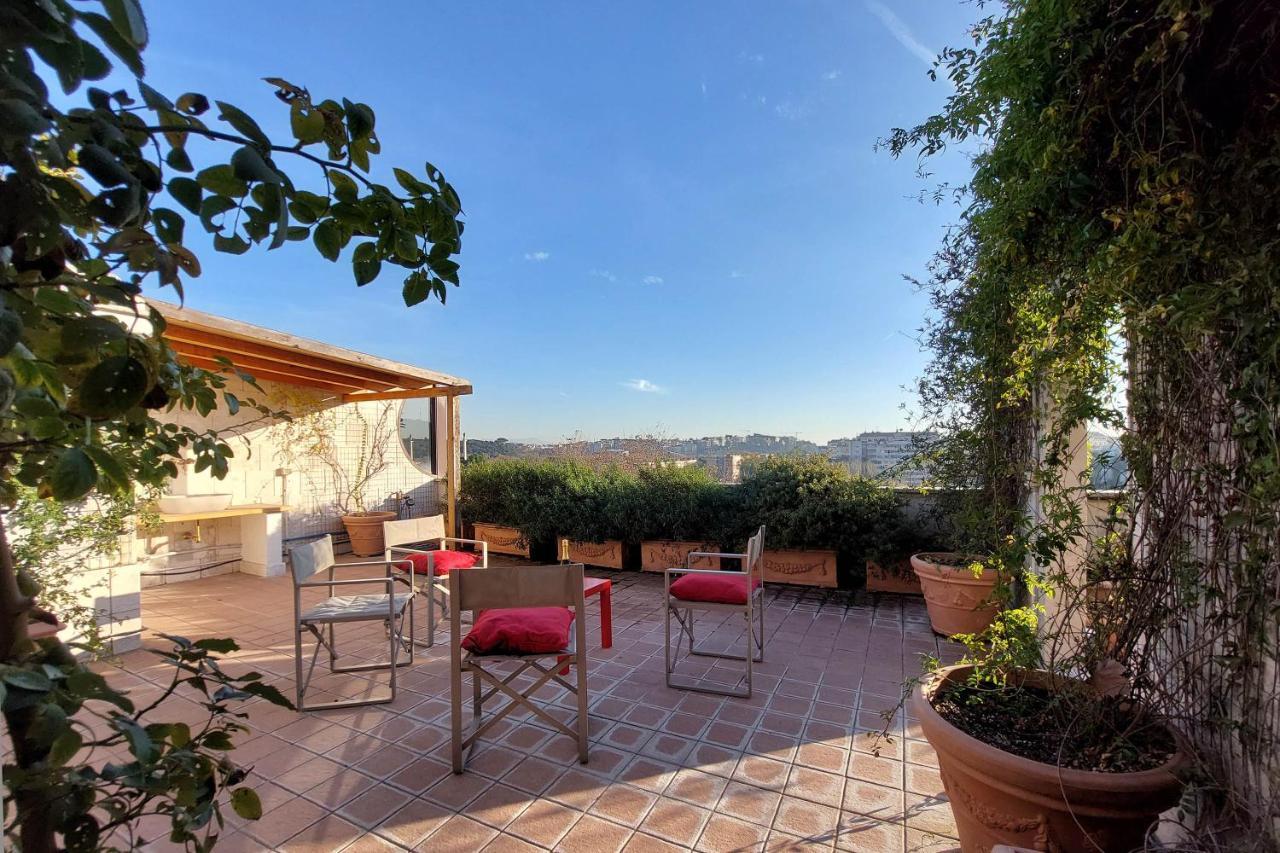 Apartamento Beautiful Loft In Ponte Milvio With Terrace Roma Exterior foto