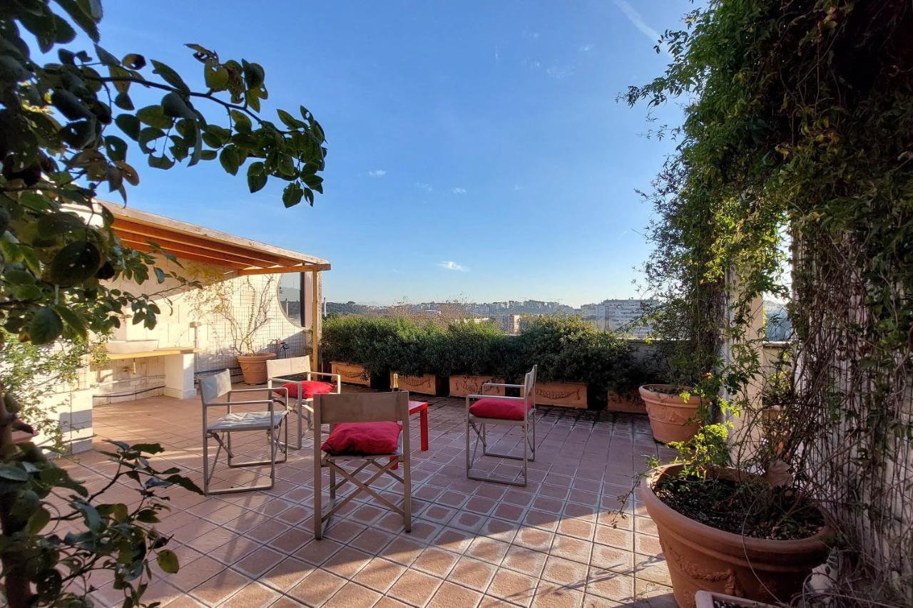 Apartamento Beautiful Loft In Ponte Milvio With Terrace Roma Exterior foto