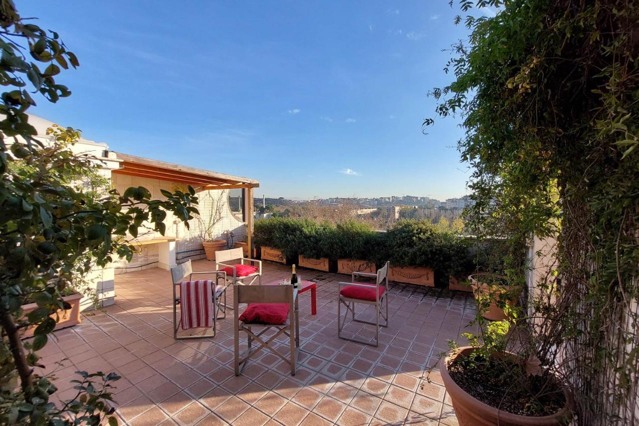 Apartamento Beautiful Loft In Ponte Milvio With Terrace Roma Exterior foto