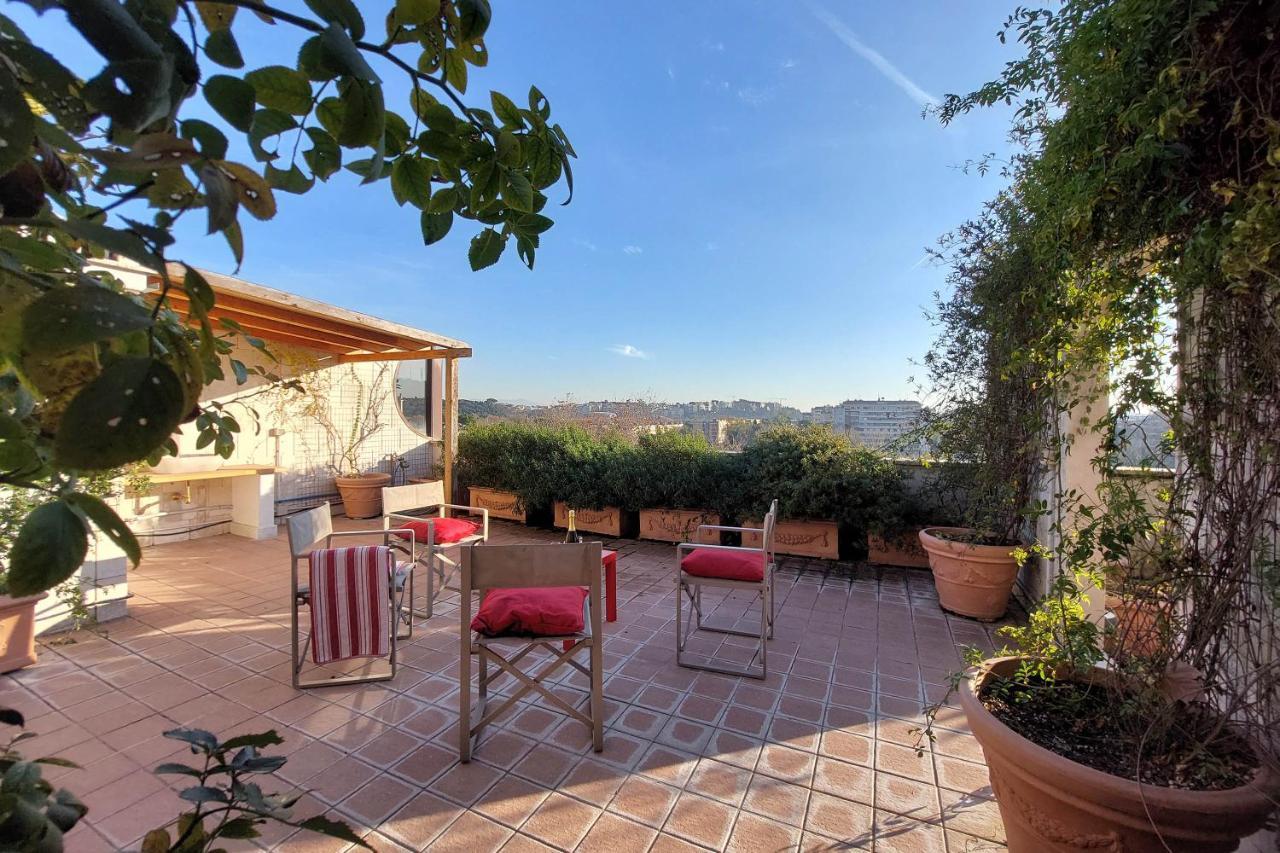 Apartamento Beautiful Loft In Ponte Milvio With Terrace Roma Exterior foto