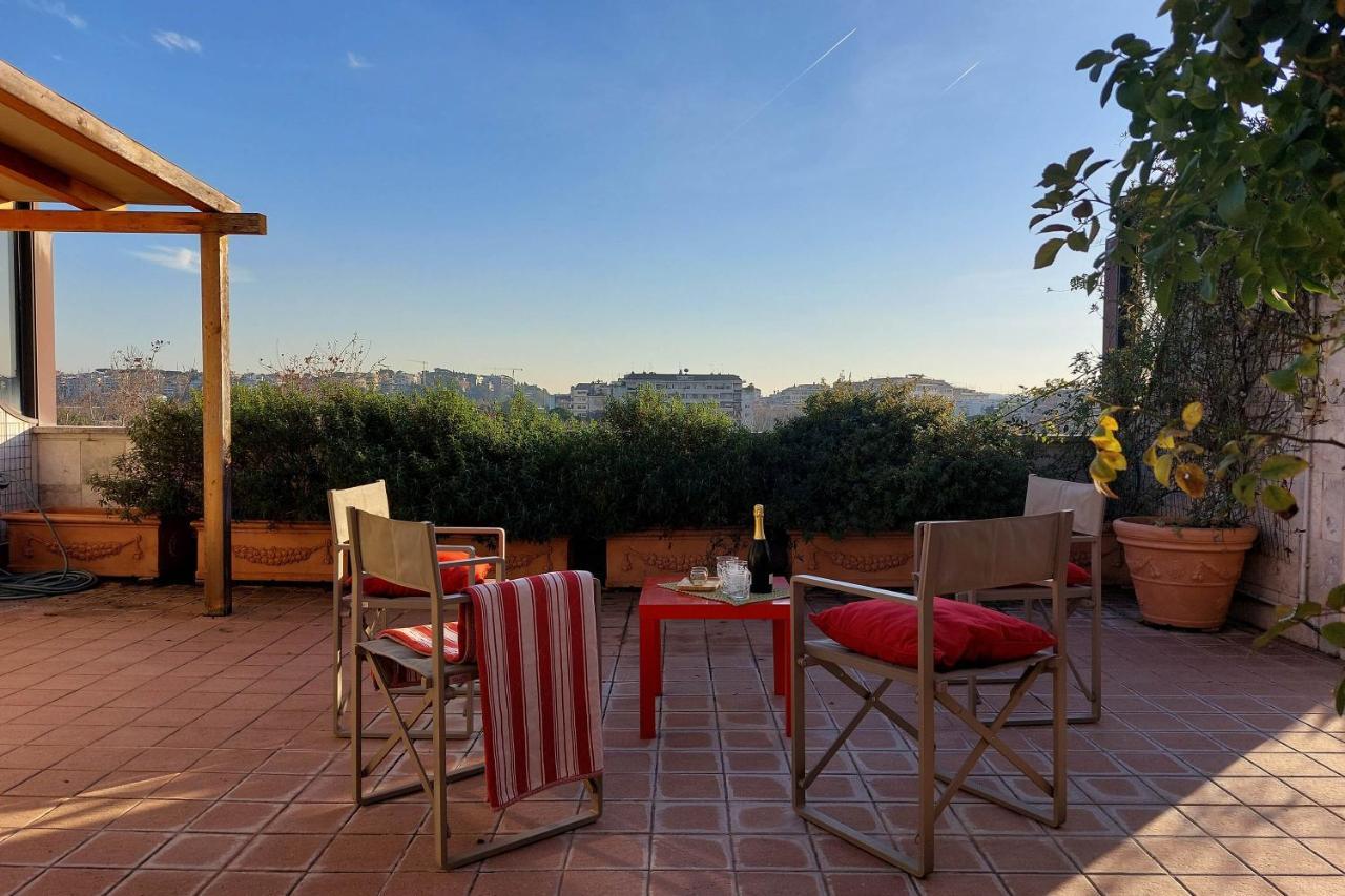 Apartamento Beautiful Loft In Ponte Milvio With Terrace Roma Exterior foto